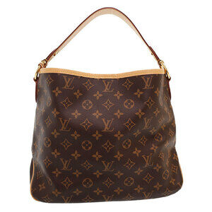 Louis Vuitton Monogram Leather Brown Delightful Semi Shoulder Bag